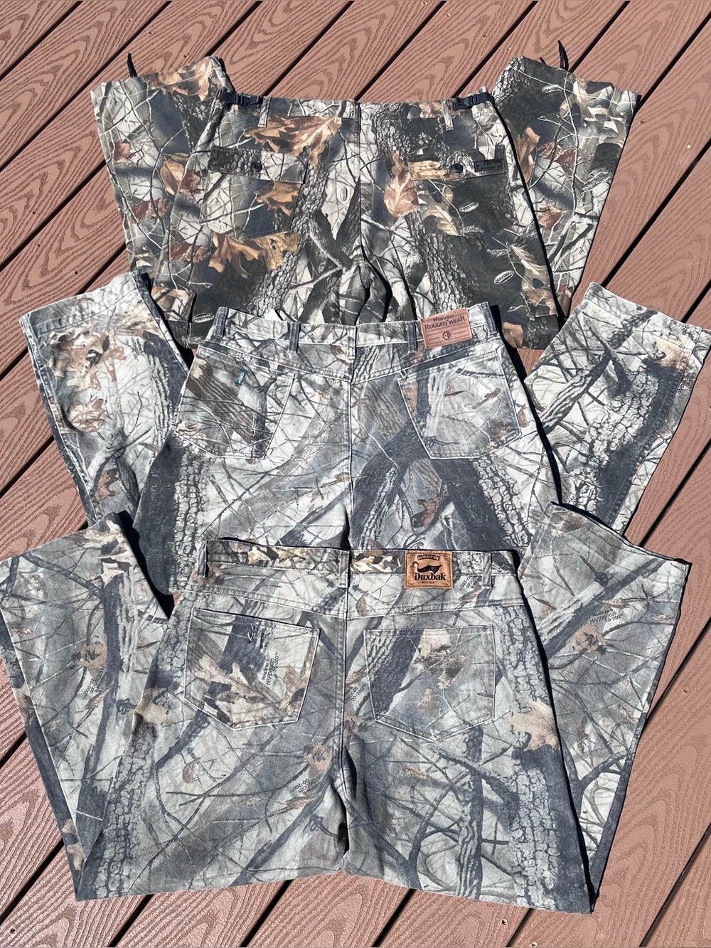 Vintage 80’s/90’s Straight Leg Camo Hunter Pants. 38/32